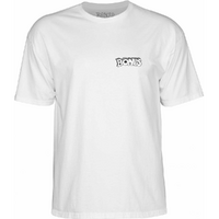 Bones T-shirt Heritage Stoned White