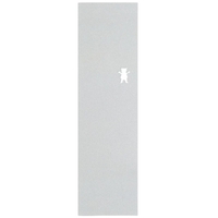 Grizzly Skateboard Grip Tape Sheet Bear Cutout White 9 x 33