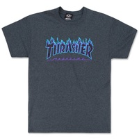 Thrasher Flame Dark Heather Grey T-Shirt
