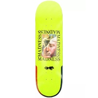 Madness Skateboard Deck Labotomy Neon Yellow 8.5