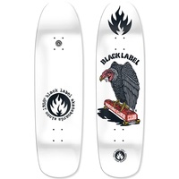 Black Label Skateboard Deck Vulture Club Full White Dip 8.88