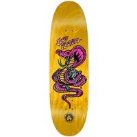 Black Label Skateboard Deck Reuter Snake And Rat Yellow 9.0