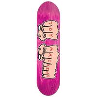 Toy Machine Fists Pink 8.25 Skateboard Deck