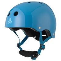 Triple 8 Lil 8 Certified Blue Gloss Youth Helmet