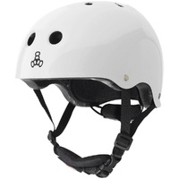 Triple 8 Lil 8 Certified Helmet White Gloss Youth