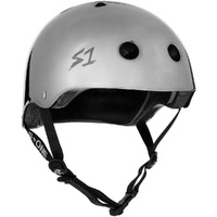 S1 S-One Lifer Certified Helmet Silver Mirror