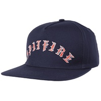 Spitfire Hat Cap Old E Arch Navy Red