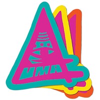 Uma Sticker Logo 4" x 1 Yellow