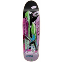 New Deal Skateboard Deck Sargent Invader Slick Neon 9.3