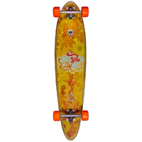 Dusters Longboard Skateboard Dig It Bamboo Orange 40