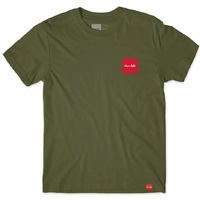 Chocolate Red Square Military Youth T-Shirt