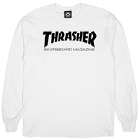 Thrasher Skate Mag White Long Sleeve Shirt