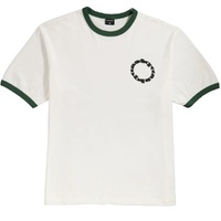 Quasi T-Shirt Calico Ringer White