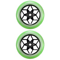 Envy Diamond 110mm Scooter Wheels Set Of 2 Smoke Green