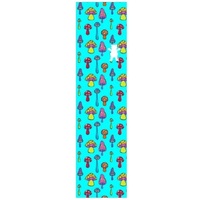 Grizzly Skateboard Grip Tape Sheet Have A Nice Trip Teal 9 x 33
