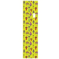 Grizzly Have A Nice Trip Yellow 9 x 33 Skateboard Grip Tape Sheet