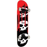 Zero Skateboard Complete 3 Skull Blood Black White Red 7.75