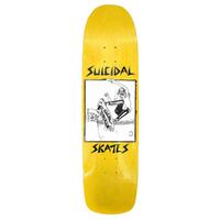 Dogtown Suicidal Skates Skateboard Deck Pool Skate Reissue Yellow 8.5