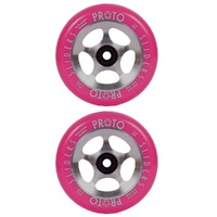 Proto Starbright Sliders 110mm Neon Pink Raw Wheel Set