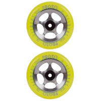 Proto Starbright Sliders 110mm Neon Yellow Raw Wheel Set