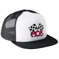 Ace Flags Black White Trucker Hat