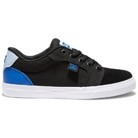 DC Anvil Black Blue Grey Youth Skate Shoes