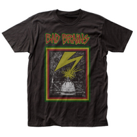 Band Shirts Bad Brains Non Opaque Capitol Black T-Shirt