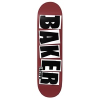 Baker Jacopo Brand Name Maroon Matte 8.0 Skateboard Deck