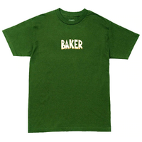 Baker Drawn Forest Green T-Shirt