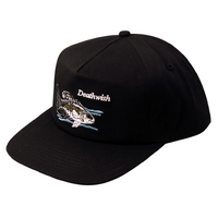 Deathwish Crappie Black Snapback Hat