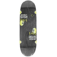 Heroin Symmetrical Egg Black 9.25 Skateboard Deck