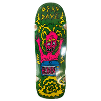 Heroin Dead Dave TV Casualty Green 10.125 Skateboard Deck