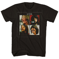Band Shirts The Beatles Let It Be Black T-Shirt