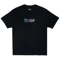 RipNDip Embroidered Logo Black T-Shirt