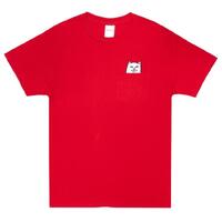 RipNDip Lord Nermal Pocket Red T-Shirt