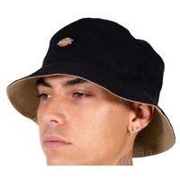 Dickies Stamford Reversible Black Bucket Hat
