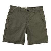 Volcom Barracks Army Green Combo Chino Shorts