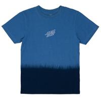 Santa Cruz Broken Dot Mono Blue Youth T-Shirt