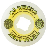 OJ Team Line Original Hardline White Yellow Green 54mm Skateboard Wheels