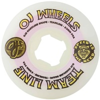 OJ Team Line Original Hardline White Purple Yellow 53mm Skateboard Wheels