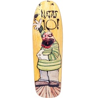 Heritage Natas Sock Puppet 101 Slick Yellow 9.625 Skateboard Deck