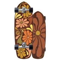 Carver Flower Swirl Surfskate CX Raw Trucks Skateboard