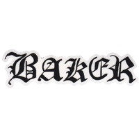 Baker Old E Black x 1 Sticker