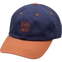 Deathwish Deathstack Navy Brown Dad Hat Cap