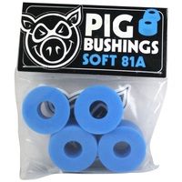 Pig Soft 81A Blue Skateboard Bushings
