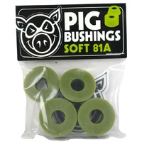 Pig Soft 81A Olive Skateboard Bushings