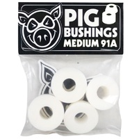 Pig Medium 91A White Skateboard Bushings