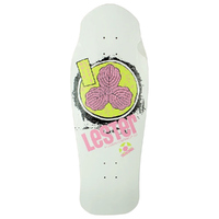 Tracker Lester Kasai Oak Leaf Reissue White Skateboard Deck