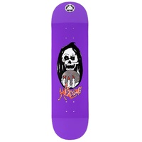 Welcome Clairvoyant On Evil Twin Purple 8.5 Skateboard Deck