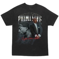Primitive Tupac Legend Washed Black T-Shirt